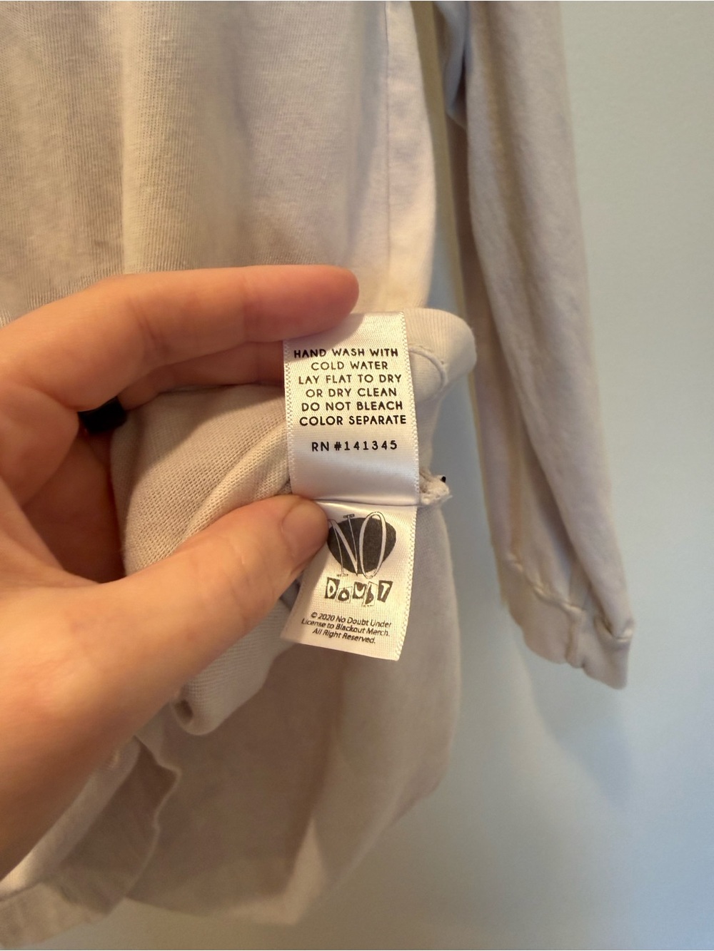 Daydreamer No Doubt Crewneck Long sleeve - Light Lavender - Picture 8 of 8